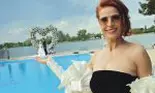 Monica Davidescu, apariție spectaculoasă la nunta Andreei Bălan cu Victor Cornea. Ținuta ei a atras atenția tuturor