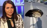 Carmen Șerban, sperietură în trafic după ce a intrat cu mașina într-o groapă de 3 metri, în mijlocul Bucureștiului