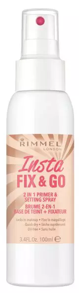 Spray de fixare a machiajului, Rimmel London, Insta Fix & Go, 39,6 lei