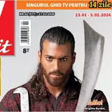 TV Satelit nr. 02/2026 apare pe 17 ianuarie: Can Yaman este noul „Sandokan”, plus ghid TV complet pentru 14 zile