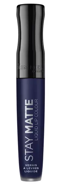 Ruj lichid mat rezistent, Stay Matte, Rimmel London, nuanța 830 Blue Iris, 32,9 lei