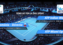 România - Slovenia, în Cupa Davis, se vede la Digi Sport