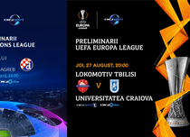 Digi Sport transmite în direct meciurile CFR Cluj - Dinamo Zagreb și Lokomotivi Tibilisi - Universitatea Craiova din preliminariile UEFA Champions League, respectiv UEFA Europa League