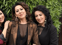 Andra, apariție rară alături de surorile ei mai mari, la Londra