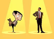 Mr. Bean vine la Boomerang