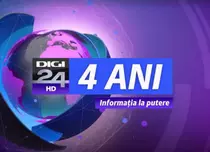 Mâine, 1 martie, Digi 24 împlinește 4 ani