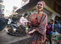 La filmările pentru „Asia Express”, Gina Pistol a gustat mâncărurile bizare ale asiaticilor: tarantule, scorpioni și greieri prăjiți
