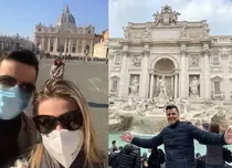 Vacanță romantică în doi pentru Cove și soția lui, la Roma