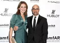 Stanley Tucci a devenit tatăl unui băiat, cu Felicity Blunt