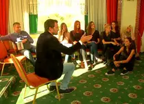 Andrei Aradits dă lecții de actorie la „Next Top Model”