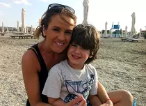 Diana Munteanu Niculescu, vacanţă la Mamaia