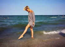 Dana Nălbaru, cu toată familia la mare