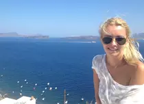 FOTO: Diana Dumitrescu s-a relaxat în Santorini