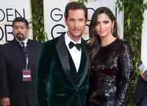 Matthew McConaughey i-a mulţumit soţiei pentru Globul său de Aur