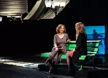 Scriitoarea Ioana Nicolaie, soţia lui Mircea Cărtărescu, invitata serii la "Nocturne" de la TVR 1