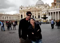 Adela Popescu şi Radu Vâlcan, city-break la Roma | Foto