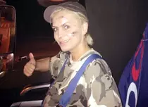 Paula Chirilă, şofer de tir pentru o zi la filmările “DISCOTE-K”