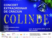 Colindele de Crăciun se ascultă la Sala Radio