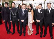 Actorii din „Anturaj” au filmat pe covorul roşu de la Globurile de Aur