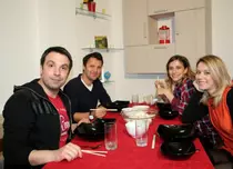 Alexandru Papadopol, Dana Rogoz, Diana Dumitrescu şi Dorian Boguţă,la „Cireaşa”