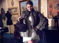 Olivia Păunescu a purtat haina de blană a Elenei Ceaușescu