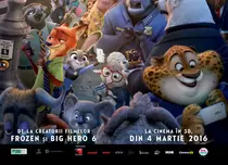 Animația „Zootropolis” intră vineri pe marile ecrane