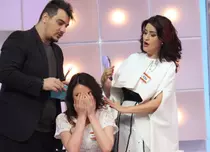 Rona Hartner își “schimbă” profesia de artist în cea de hairstylist