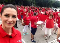 Iuliana Tudor a participat la aniversarea a 140 de ani de Crucea Roșie Română