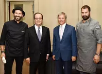 Nicolai Tand și Adi Hădean au gătit pentru președintele Franței