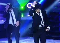 FOTO. Lucian Ionescu îl imită pe Michael Jackson în finala show-ului “Te cunosc de undeva!”