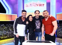 FOTO. Dorian Popa, Ruby, Cătălin Moroșanu fac echipă, la “Te pui cu blondele?”