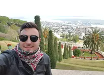 FOTO. Valentin Sanfira („Mama mea gătește mai bine”) a vizitat Țara Sfântă