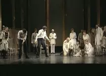 Marcel Iureş, Victor Rebengiuc și Ştefan Bănică Jr.  în „Hamlet”, la TVR