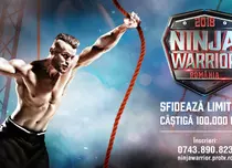 Marele premiu al emisiunii „Ninja Warrior România”, de la Pro TV, este în valoare de 100.000 de euro