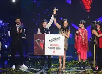 GALERIE FOTO. Maya Ciosa a câștigat marele trofeu „Vocea României Junior”. Anul acesta, trofeul a ajuns în echipa Andrei