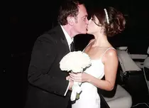 GALERIE FOTO. Quentin Tarantino s-a căsătorit, pentru prima oară, la 55 de ani. Cine este mireasa lui, cu 20 de ani mai tânără?