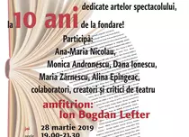 „10 ani de Yorick” la Cafeneaua critică de joi, 28 martie