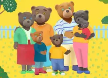 GALERIE FOTO. Din 15 aprilie, canalul de desene animate JimJam difuzează un nou serial, „Micul urs brun”