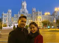 GALERIE FOTO. Actrița Carmen Villalobos și soțul ei petrec luna de miere prin Europa