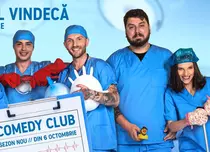 Victor Bâra, Teodora Nedelcu și Teo, protagoniștii episodului 5 a emisiunii „Comedy Club”