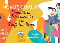 Editura Nemi ne invită la „NemiȘcoala - Lecturi, activități, jocuri cu Bufnița Nemi”