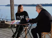 Ioana Maria Moldovan și Mircea Dinescu, filmări cu surprize la „Poezie și delicatețuri” (Prima TV)