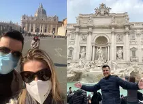 Vacanță romantică în doi pentru Cove și soția lui, la Roma