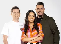 Ce s-a întâmplat între Bursucu, Viviana Sposub și George Tănase. Imagini de la filmările pentru „Dimineața cu noi”