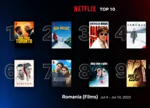 Top 10 filme și seriale Netflix în România, săptămâna 4 - 10 iulie 2022
