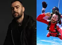 Denis Hanganu („Clanul”) își execută singur cascadoriile și a sărit cu parașuta: „Sunt căutător de adrenalină”. EXCLUSIV