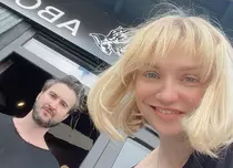 Cristina Cioran și fostul iubit, Alex Dobrescu, scandal în mijlocul străzii. Actrița plângea, iar el o amenința cu Poliția