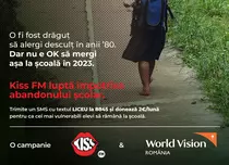 Kiss FM luptă împotriva abandonului școlar și lansează a doua ediție a campaniei Bursa de Merit Mai Mult