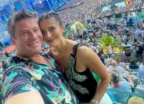 Pavel Bartoș și soția lui s-au distrat pe cinste la Untold 2023. Ce imagini superbe a publicat actorul cu Anca