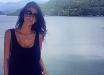 Geanina Ilieş a fugit de caniculă pe Transfăgărăşan
